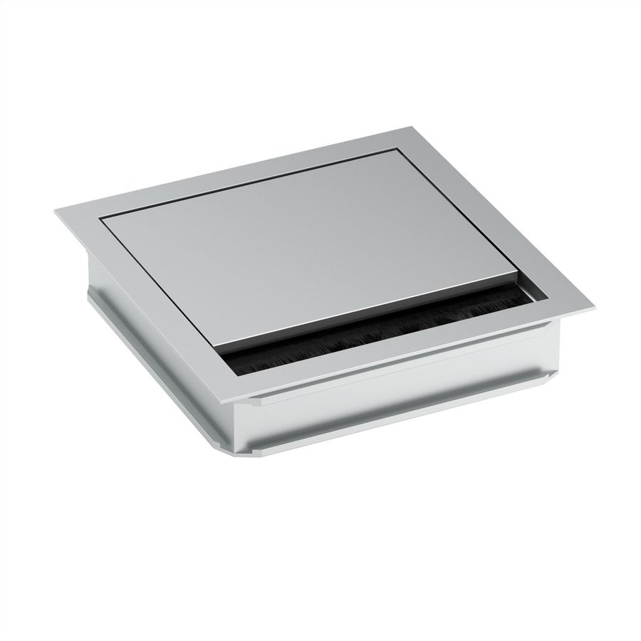 BACHMANN LOOP SQUARE Passe-câbles, argent
