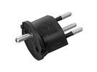 Adaptateur Fix D 2P+T allemand / CH 3 pôles,, Bulk Emballage, UE 100 pièces