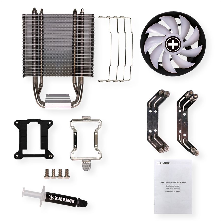 Xilence M403PRO.ARGB AMD et Intel Ventirad, 120mm PWM ARGB Ventilateur, 150W TDP