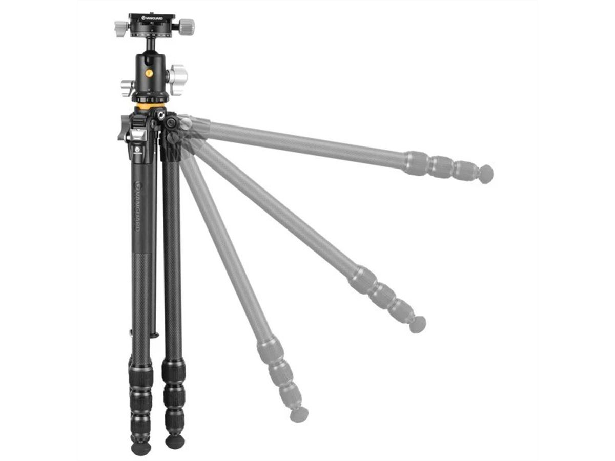 Vanguard VEO 5 264CB160S Stativ, Charge admissible 15 kg, carbone avec tête sphérique
