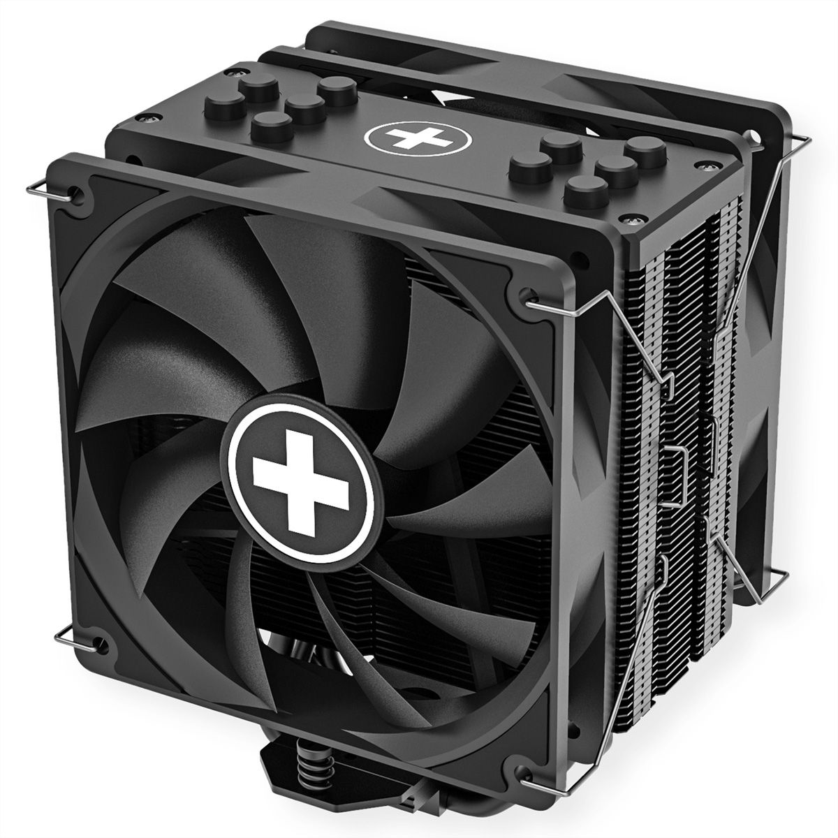 Xilence M705D AMD et Intel Ventirad, 2x 120mm PWM Ventilateur, 220W TDP