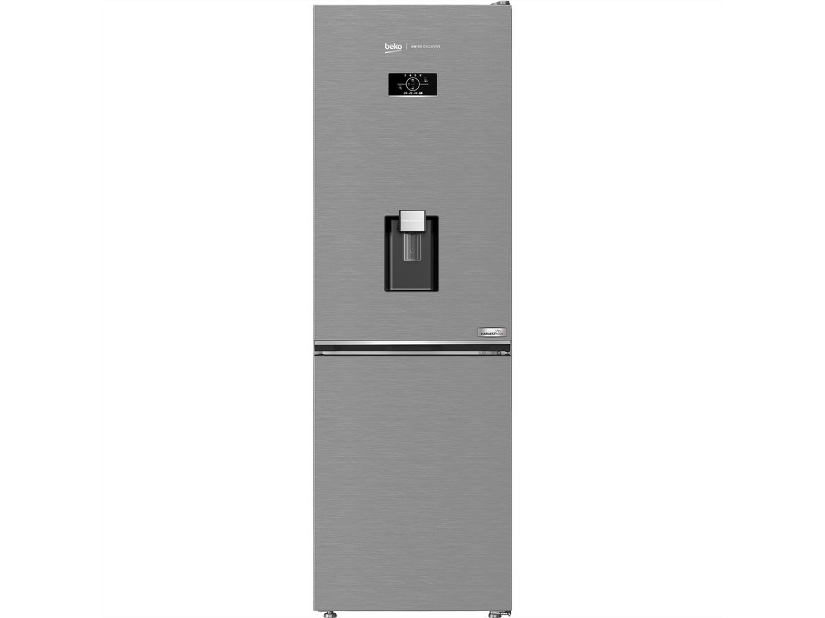 Beko Réfrigérateur-congélateur KG510, 324l, E, Inox
