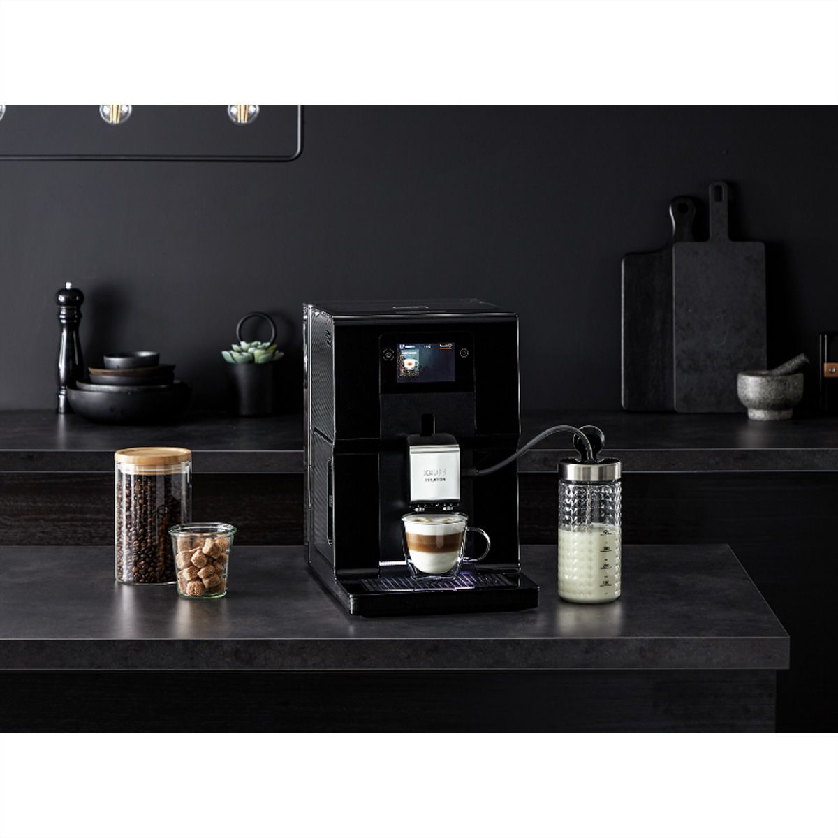 Krups machine à café automatique EA87310, Intuition Preference (réservoir à lait inclus)