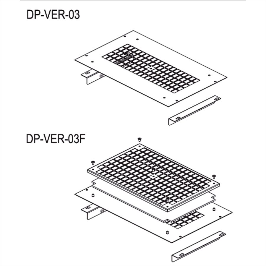 CONTEG DP-VER-03 Kit de fixation pour module de ventilation, Pour le module 26.20.5070