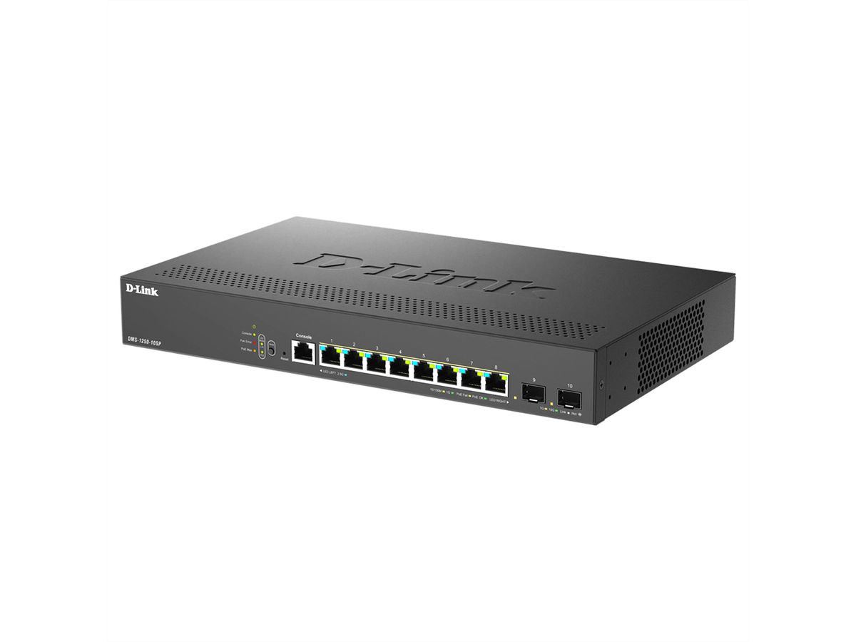 D-Link DMS-1250-10SP/E 10Port PoE Switch
