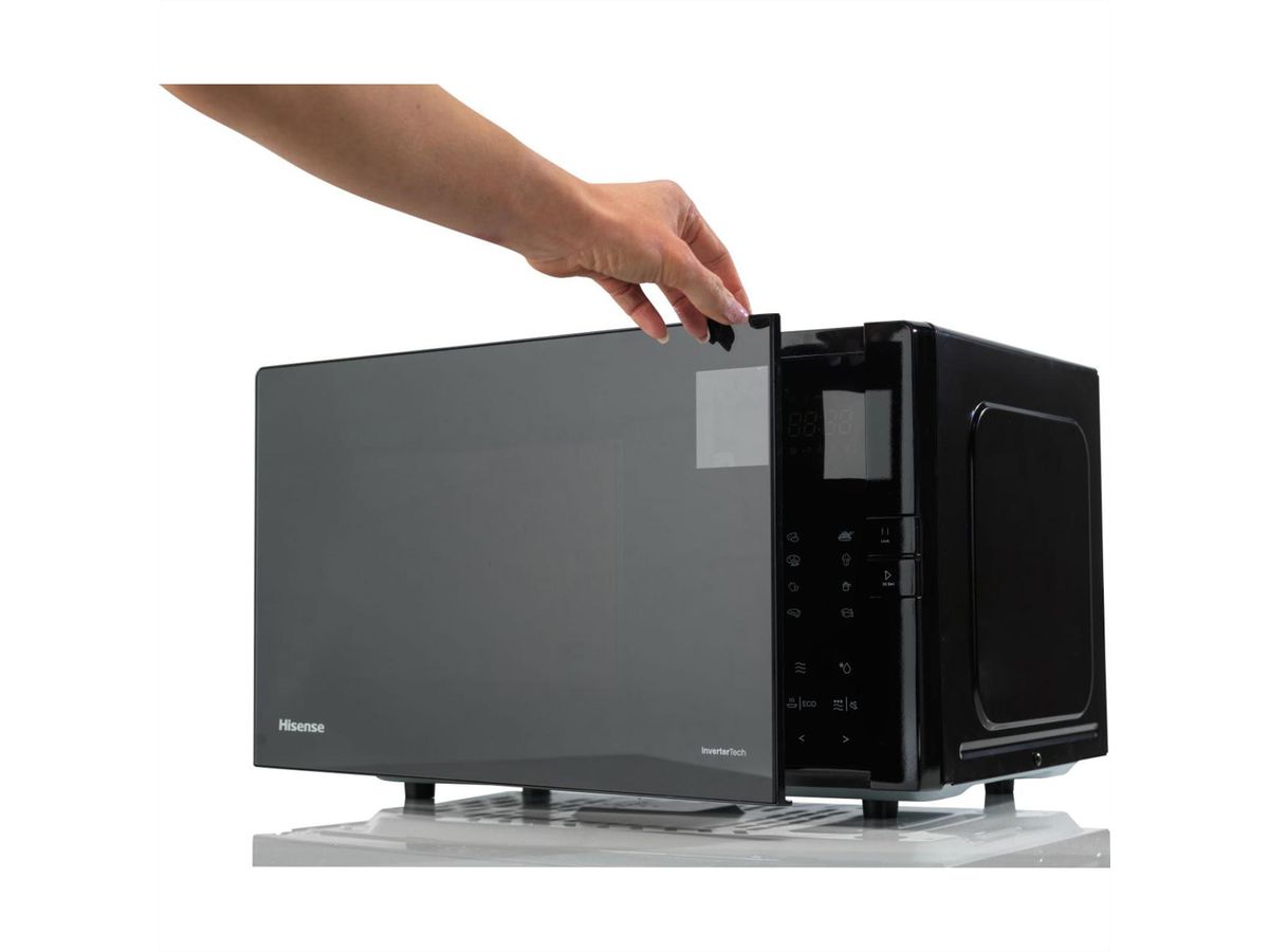 Hisense Mikrowelle H25MOBS4HGI, mit Grill, 25L, schwarz