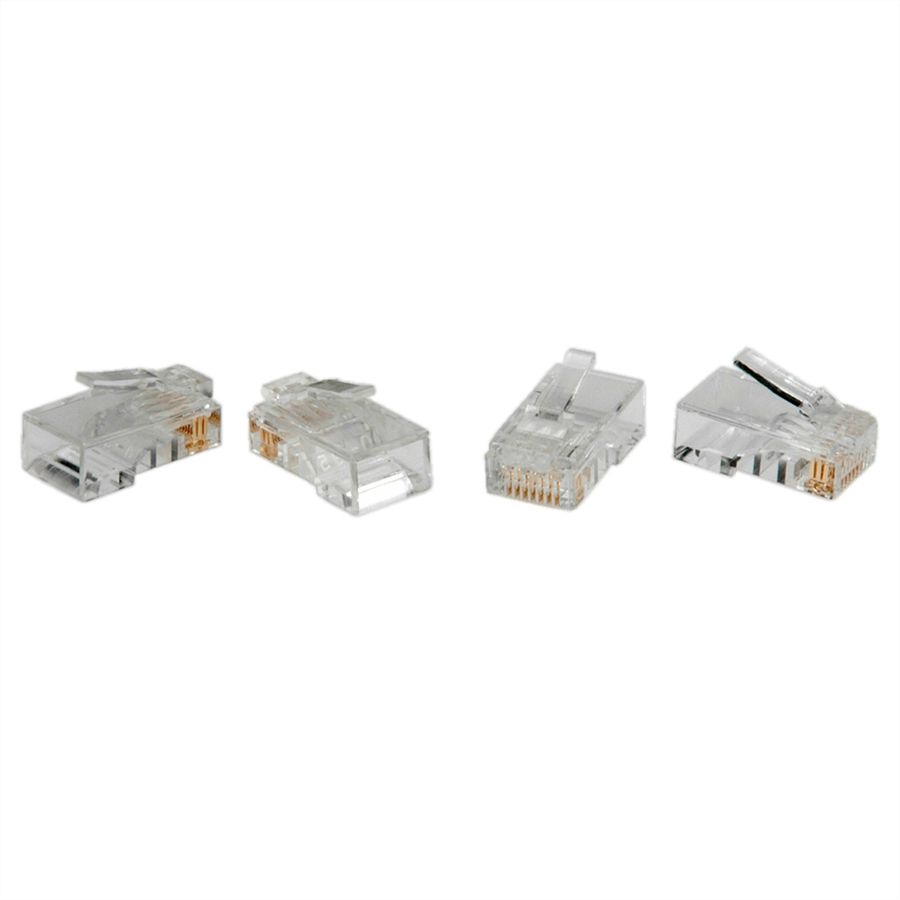 ROLINE Modular Plug ungeschirmt, Cat.6 (Class E), 10 Stck