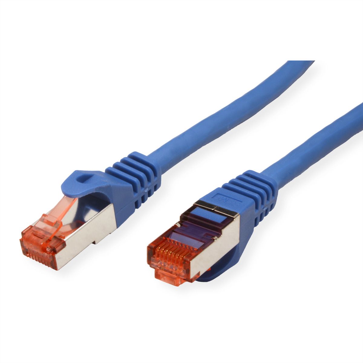 Cordon ROLINE S/FTP(PiMF) Cat.6, LSOH, Component Level, bleu, 2 m