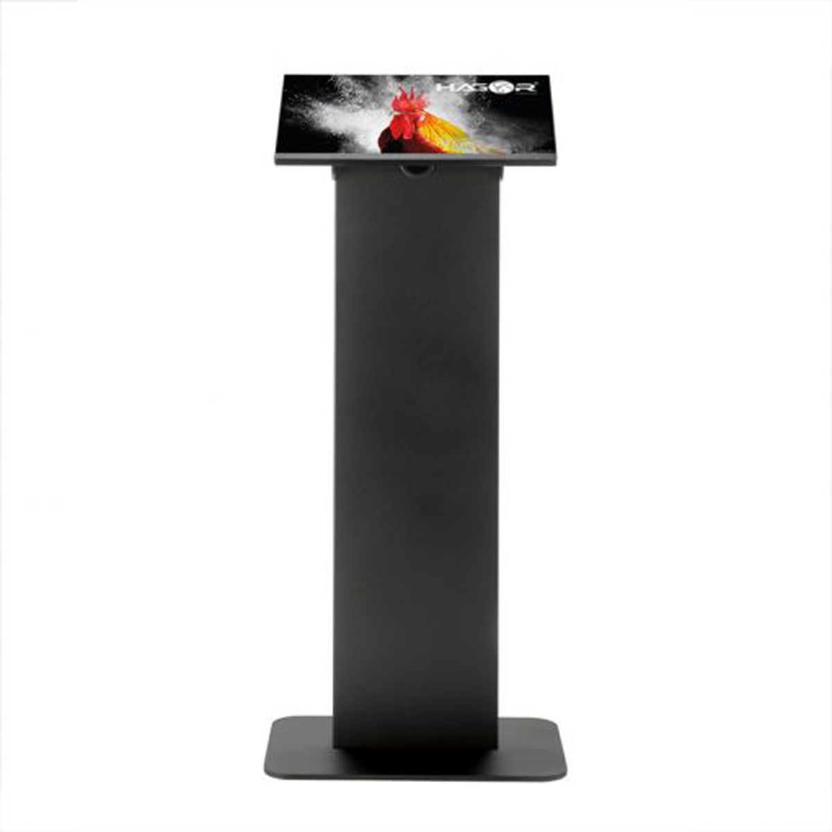 Hagor vis-it Tilt Floormount 22 - 43 Black, Indoorstele zur Bodenmontage mit stufenloser Neigungseinstellung, schwarz