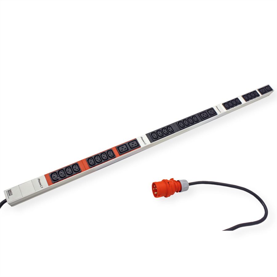 BACHMANN BN0500 Multiprise PDU 24 x C13 4 x C19 Lock CEE 16A