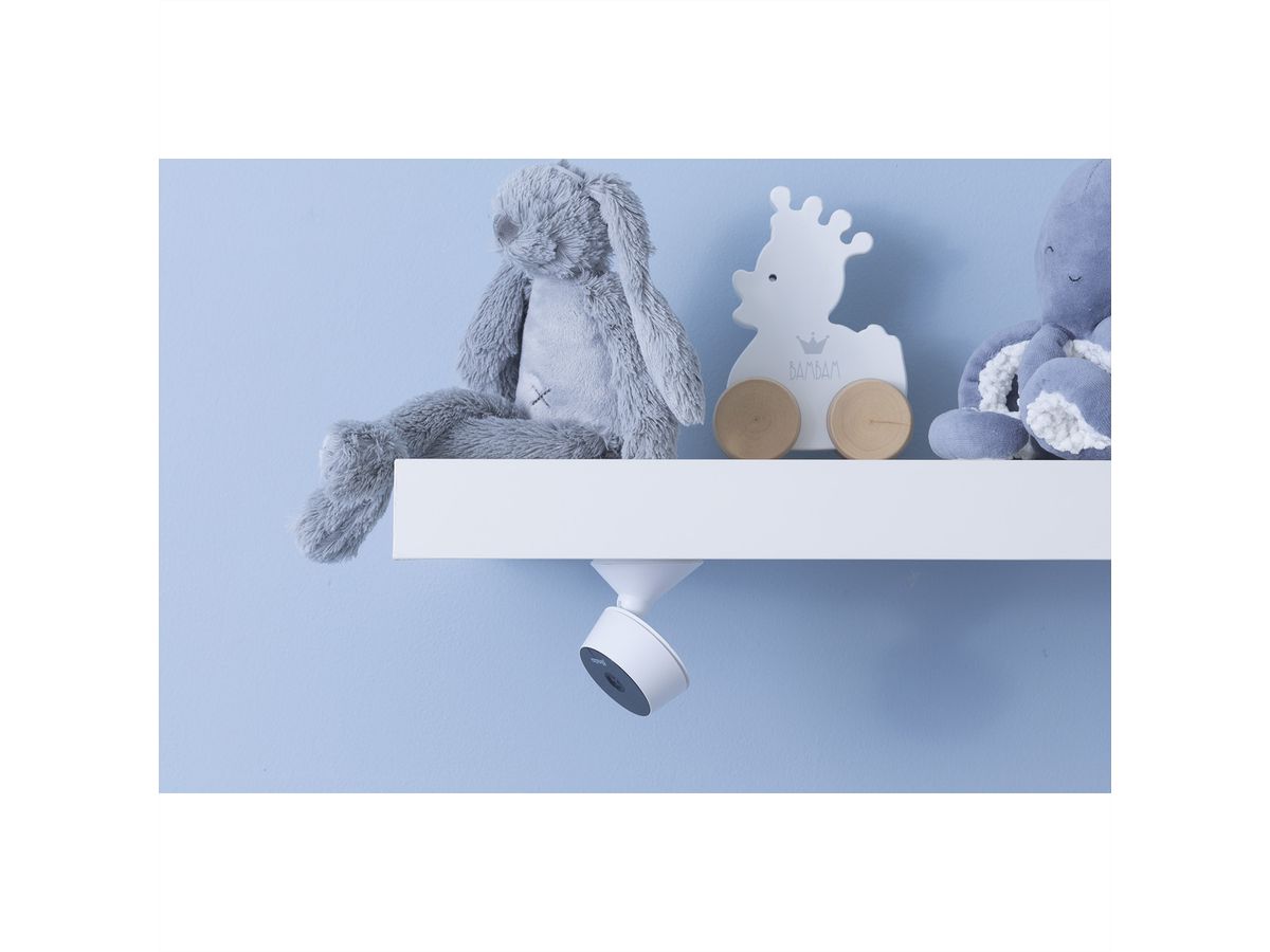 Alecto SMARTBABY5 - WLAN-Babyphone mit Kamera, Weiss