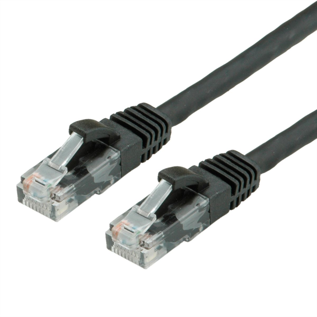 Cordon VALUE Cat.6A (Classe EA) / 10 Gigabit UTP, noir, 0,3 m