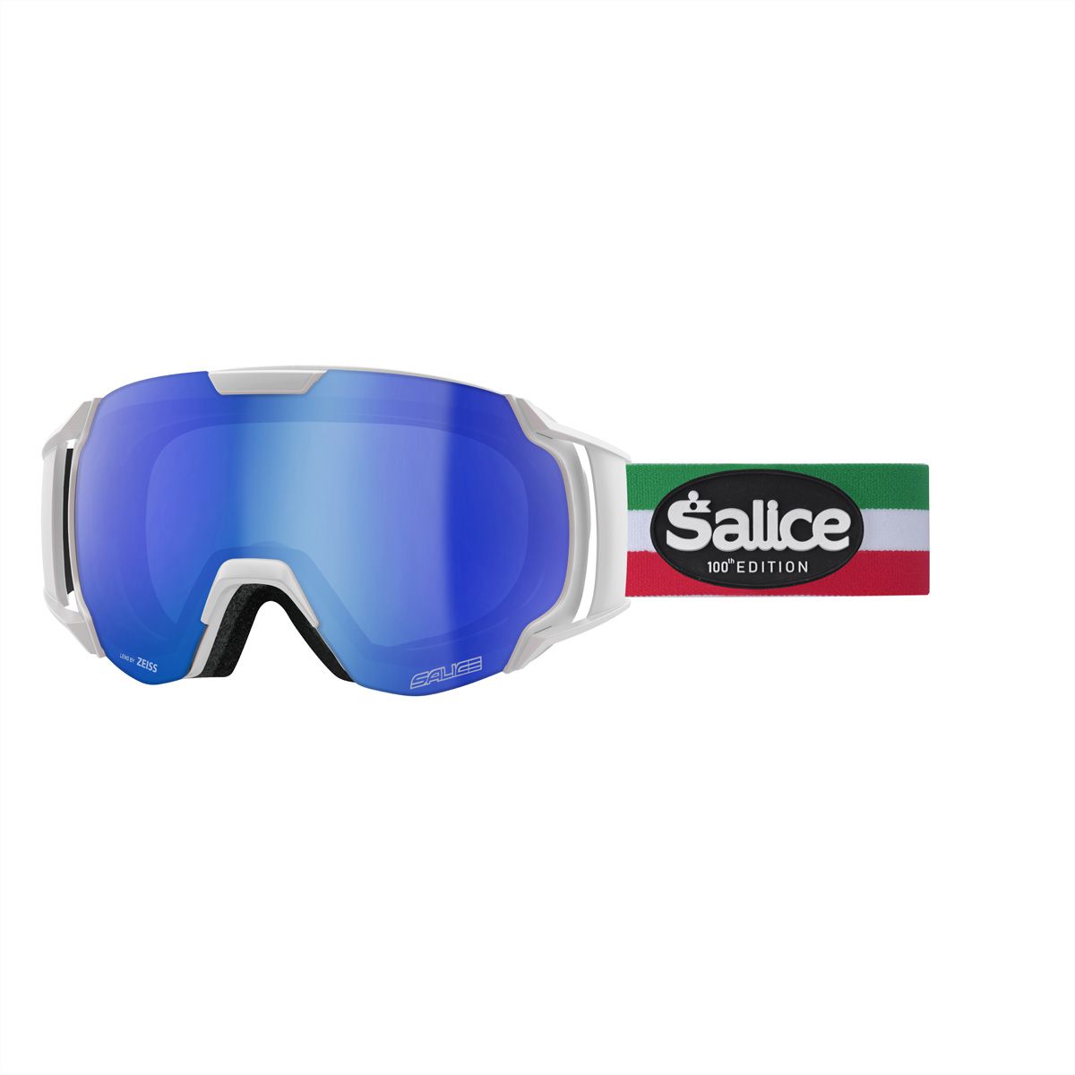Salice Occhiali Lunettes de snowboard 619ITATECHED, White ITA Tech S2-S4