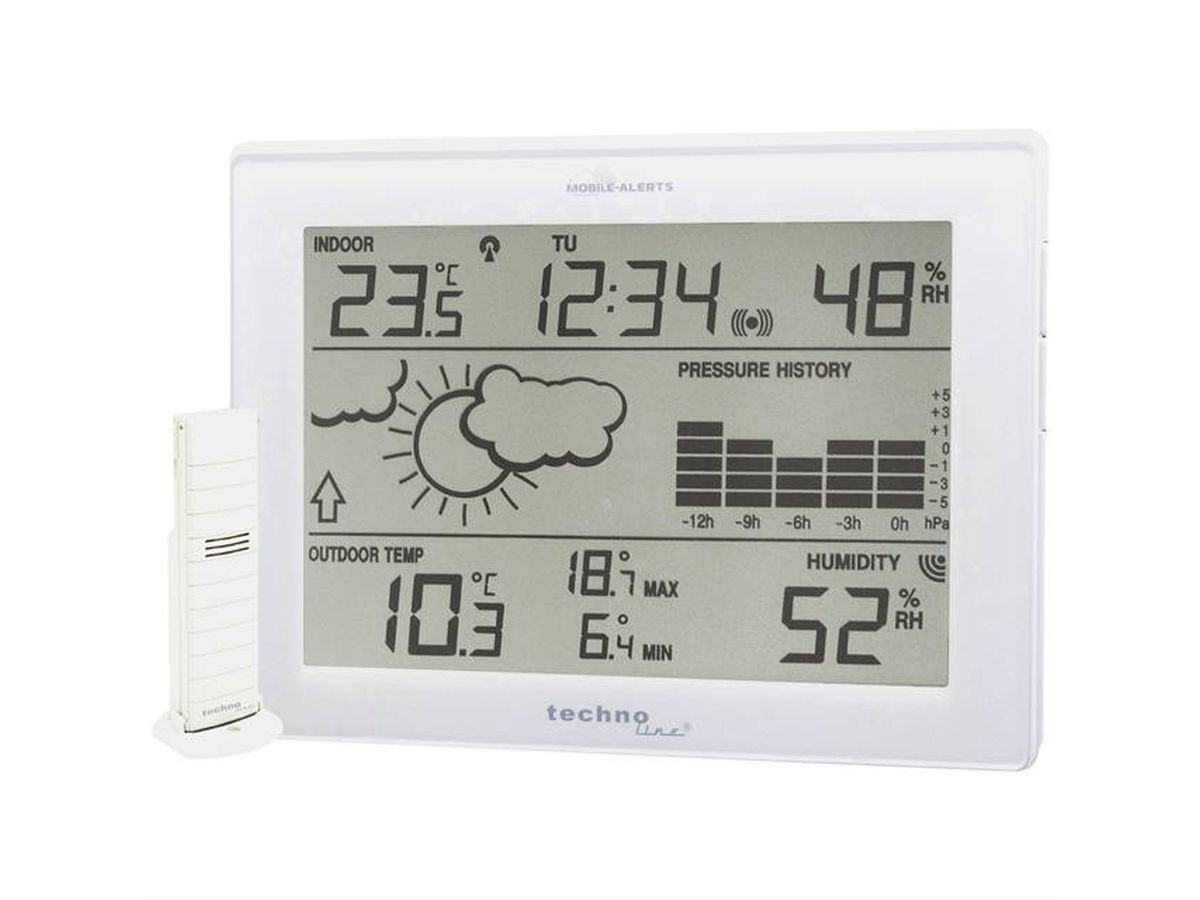 TechnoLine Mobile Alerts MA10006 Set, Wetterstation, Gateway, Aussensensor