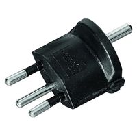 Adaptateur Fix D 2P+T allemand / CH 3 pôles,, Bulk Emballage, UE 100 pièces