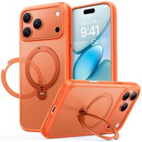 Torras UPRO Ostand Spin Schutzhülle, iPhone 17 Pro Max, MagSafe, orange