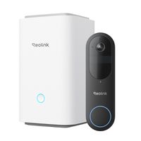 Reolink D340P Kit de sonnette, 5 MP, 134°, Wi-Fi, noir, avec Hub 1