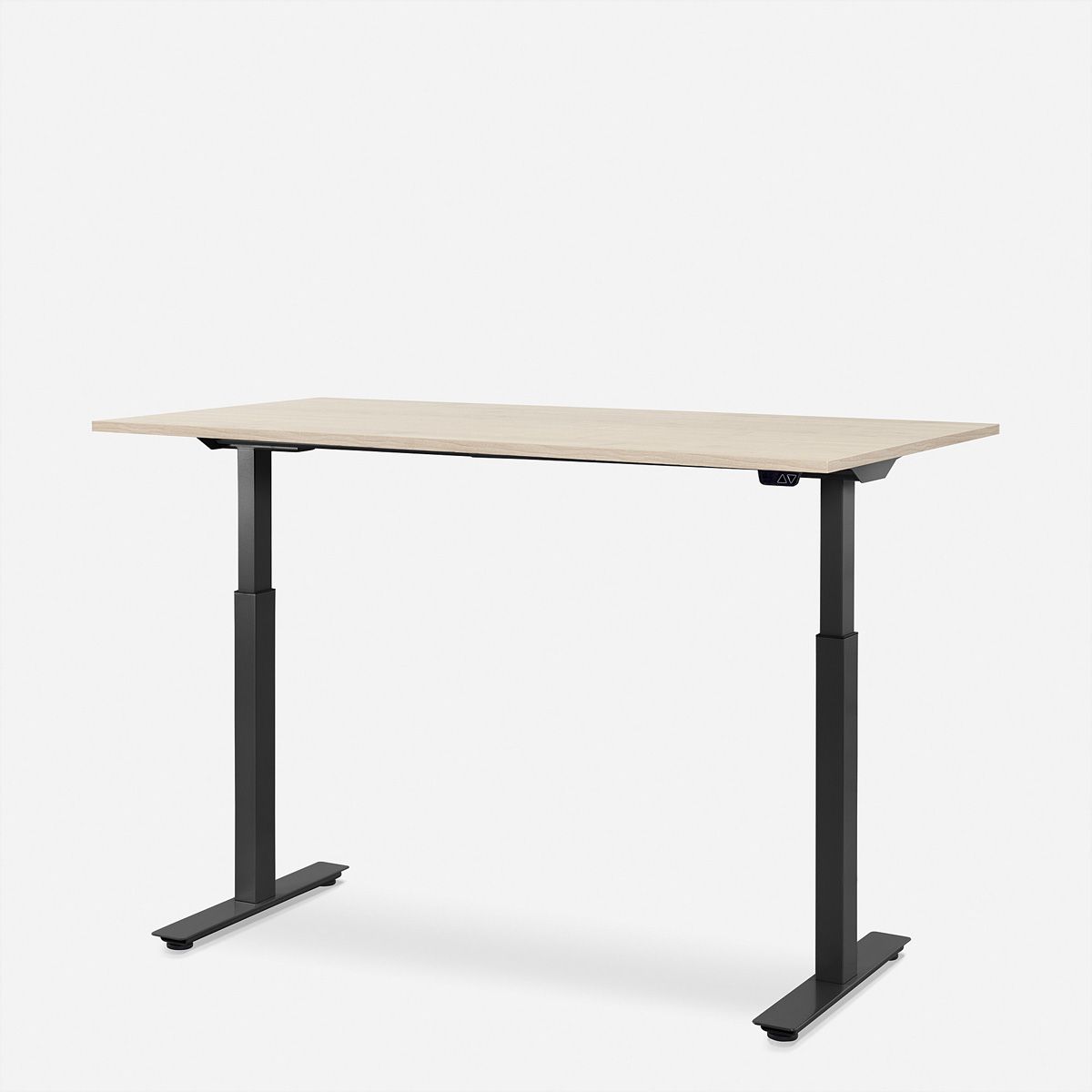 WRK21 Schreibtisch Smart 180 x 80 cm, Höhenverstellbar, Mandal Ahorn / Schwarz