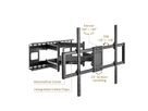 VALUE Support mural pour écrans LCD, flexible, 60–120 pouces, jusqu'à 120 kg