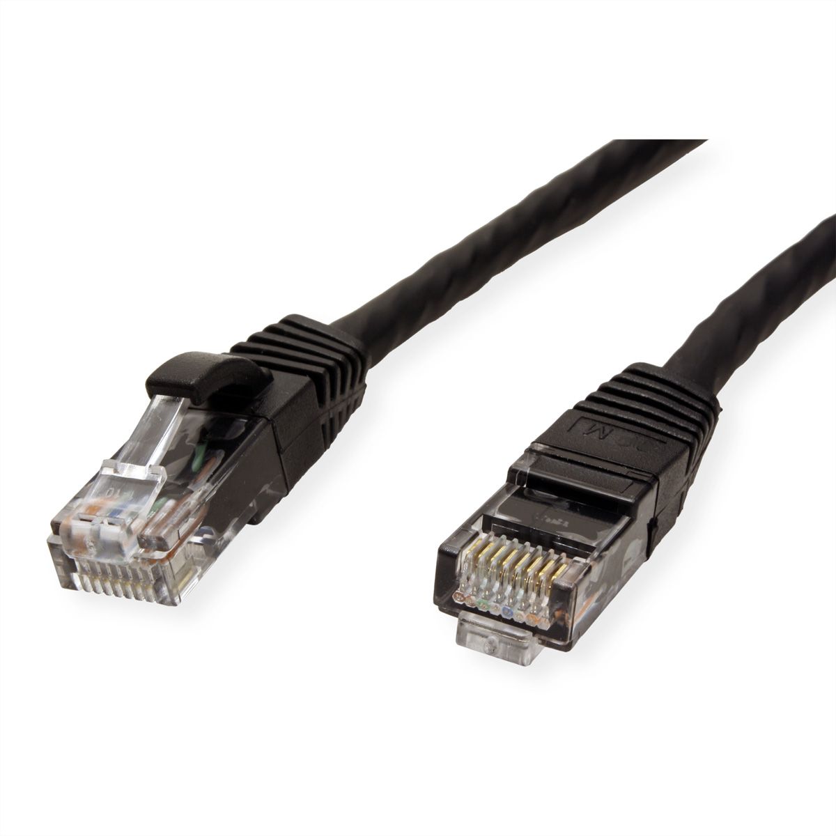 VALUE Patchkabel Cat.6 (Class E) UTP, LSOH, schwarz, 2 m