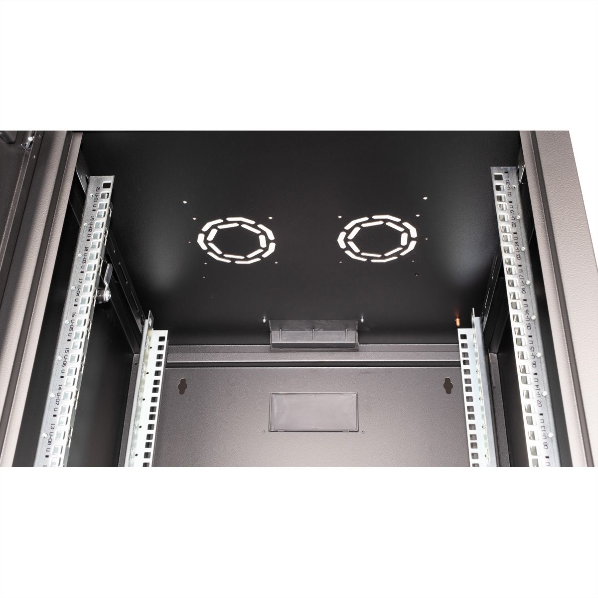 ROLINE 19-Zoll Wandgehäuse Pro 20 HE, 600x600 BxT schwarz