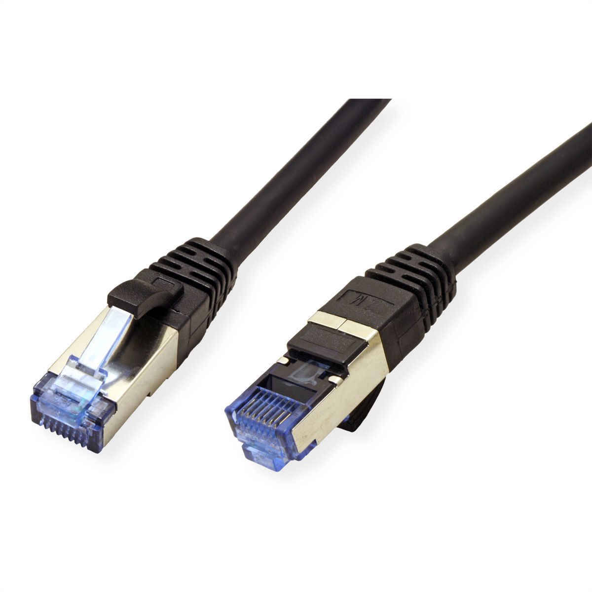 Cordon VALUE Cat.6A (Classe EA) / 10 Gigabit S/FTP, LSOH, noir, 7 m