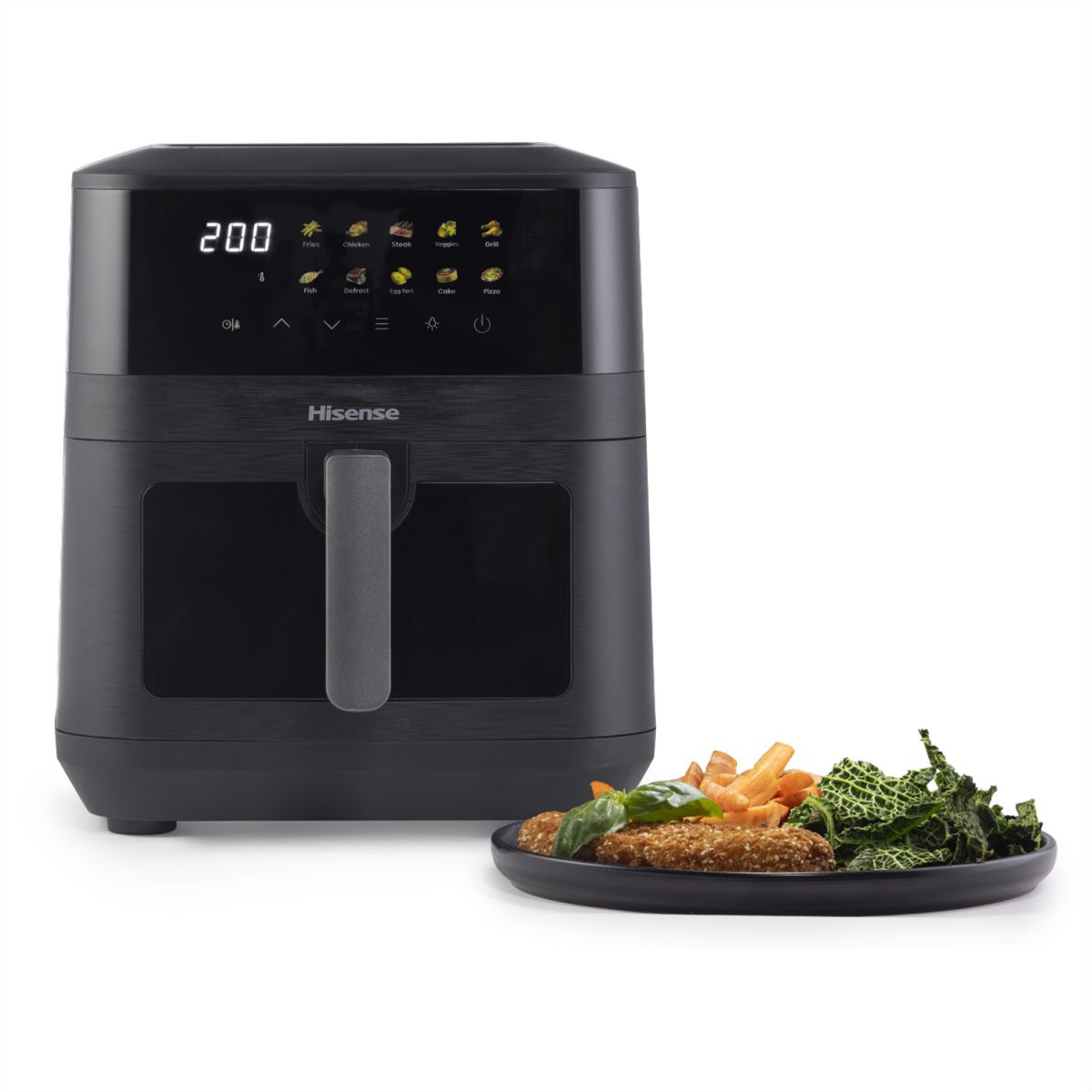 **Retoure**Hisense Heissluftfriteuse HAF2100DCD, 2100W, 7,7L