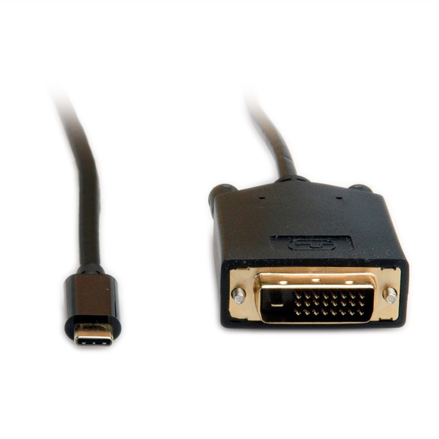 VALUE Câble adaptateur type C - DVI, M/M, 2 m