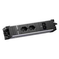 BACHMANN STEP ALU 2xCH 90°, 1xUSB C/C 45W