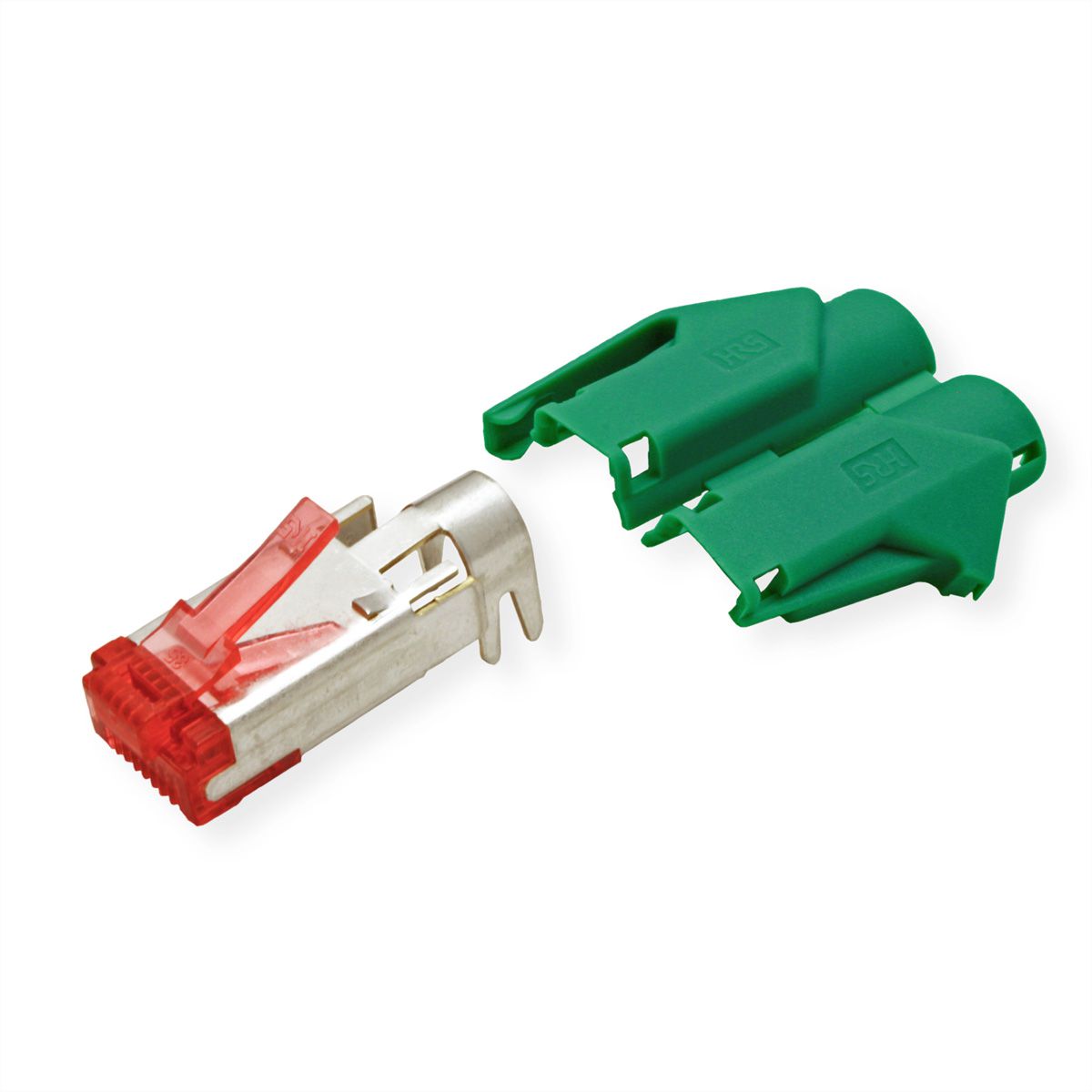 Connecteur HiRose TM21 blindé, manchon vert, 50 pièces