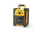 Nedis Baustellenradio FM, Bluetooth, AUX, Schutzart IPX5, Batterie/Netzbetrieb