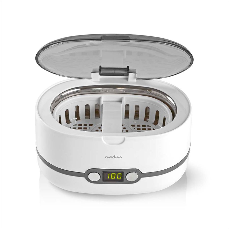 Nedis Nettoyeur à ultrasons pour bijoux, 230V, 50Hz, weiss