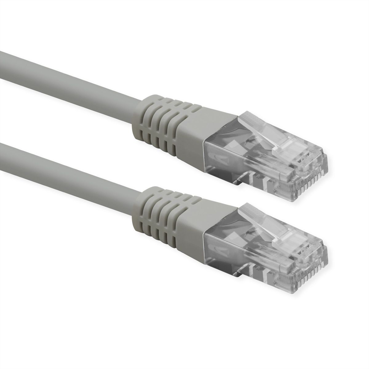 ROLINE Patchkabel Cat.6 (Class E), UTP, PoE, grau, 5 m