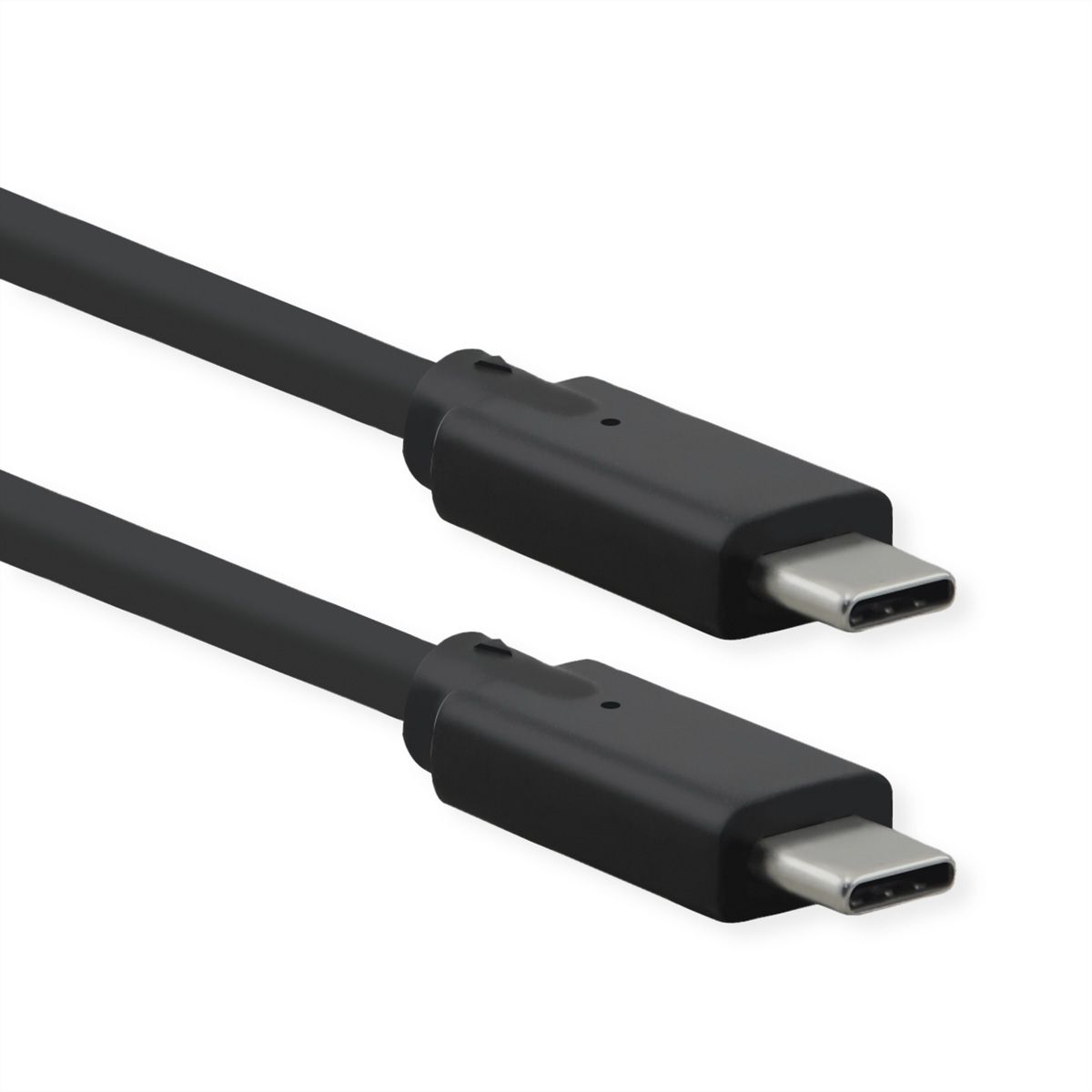 ROLINE USB 3.2 Gen 2x2 Kabel, USB C-C, ST/ST, 4K UHD-1, 20Gbit/s, Emark, 100W, schwarz, 1,5 m