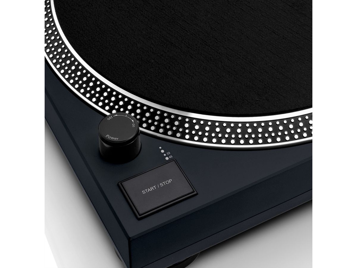 Lenco Platine vinyle L-3828BK, noir