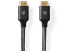 Nedis 8K HDMI Ultra HD Kabel, ST/ST, grau, 5m
