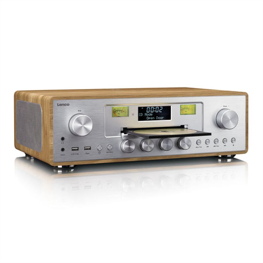 Lenco DAB+ Radio DAR-281WDSI argent, FM, Lecteur de CD