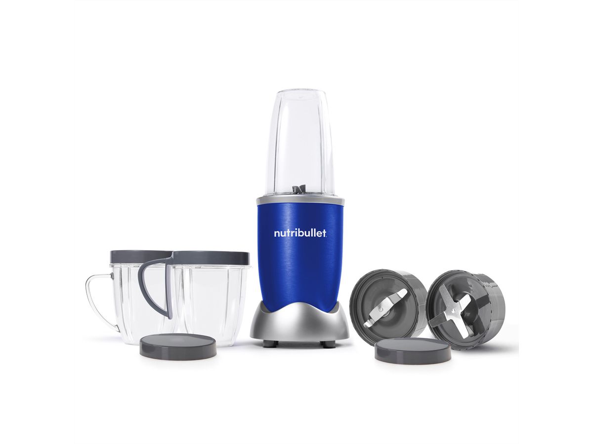 Nutribullet Nährstoffextraktor 600W, blau, 12-teilig