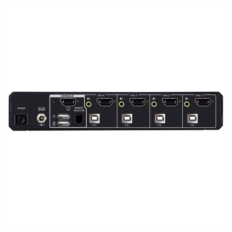 ATEN CS1184DPH4 Commutateur KVM sécurisé universel, 4 ports USB 5K DisplayPort/HDMI
