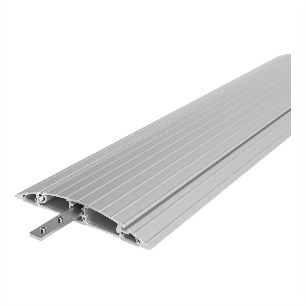 DATAFLEX Addit Kabelschutz, gerade 402, silberfarben, 60 cm