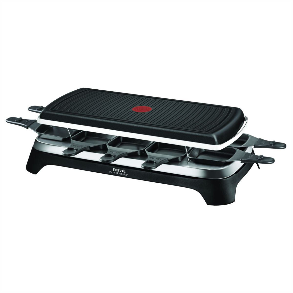 Tefal raclette et barbecue RE458812CH, Ambiance Inox & Design - COOL AG