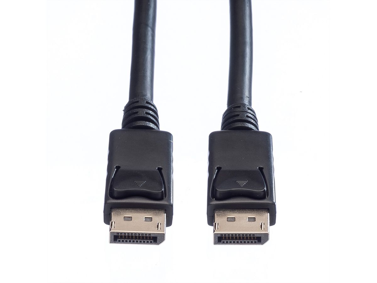VALUE DisplayPort Kabel, DP ST - ST, LSOH, schwarz, 1 m