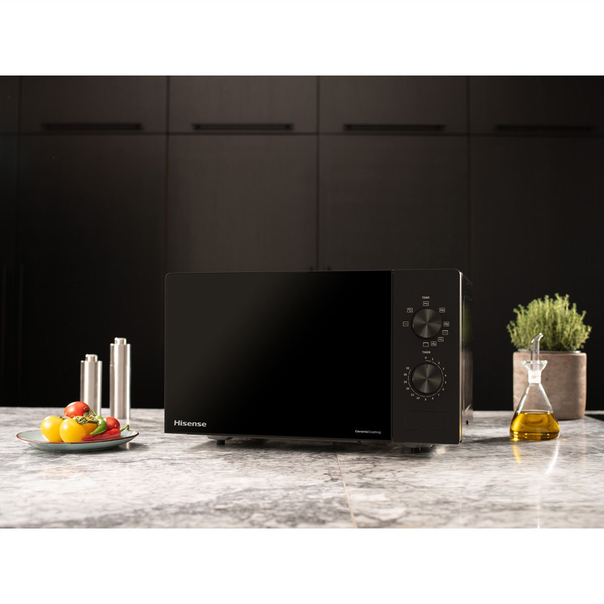 Hisense Mikrowelle H20MOBP1GCH, 20L, schwarz