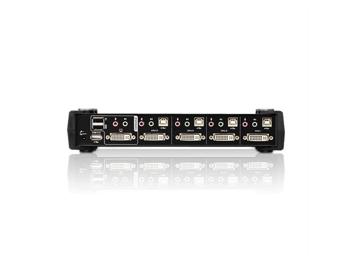 ATEN CS1784A Switch KVM Dual-Link DVI, USB, Audio, 4 ports
