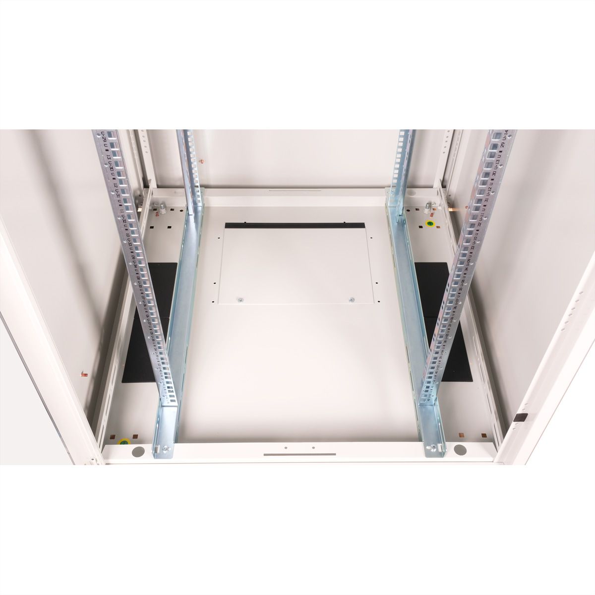 ROLINE 19-Zoll Netzwerkschrank Basic 42 HE, 800x800 BxT Glastür grau
