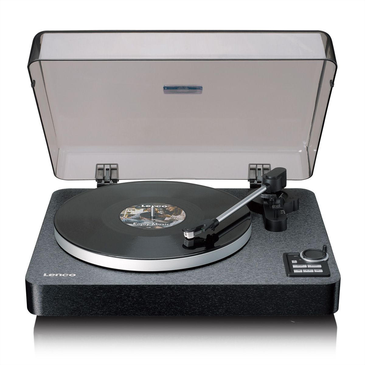 Lenco Platine vinyle LBTA-165BK , MP3-Direktencoding, USB, 33U/min&45U/min