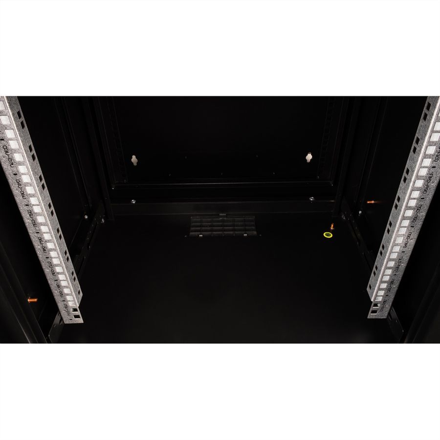 ROLINE 19" Boîtier mural Pro 9U, 600x600 LxP pivotant en 2 parties noir