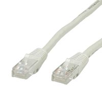 Cordon VALUE Cat.5e (Classe D) UTP confectionné, gris, 0,5 m