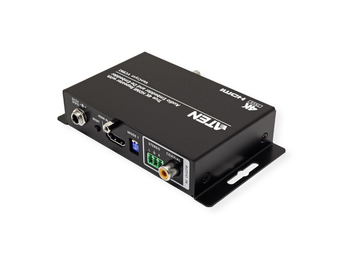 ATEN VC882 Répéteur HDMI True 4K avec intégration et extraction audio