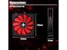 Xilence XPF140.R 140mm Performance Ventilateur de boîtier, 3PIN